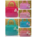 hot selling beautiful girls jelly handbags latest design candy girl handbag,little girl jelly handbag with mix color